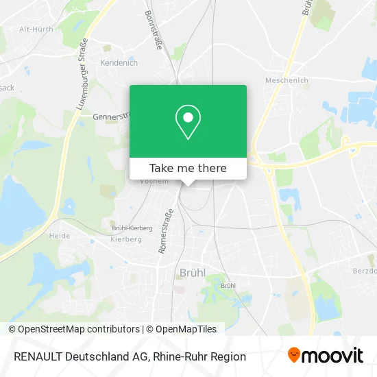 Карта RENAULT Deutschland AG