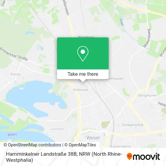 Карта Hamminkelner Landstraße 38B