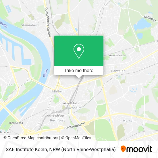 Карта SAE Institute Koeln