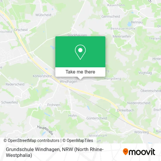 Карта Grundschule Windhagen