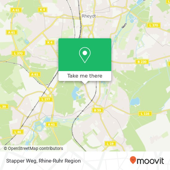 Stapper Weg map