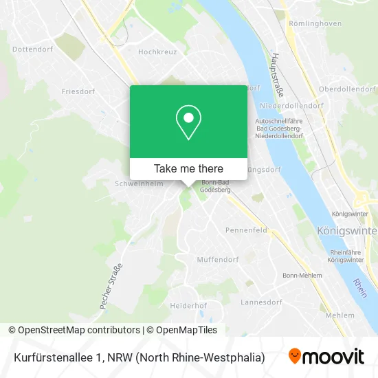 Карта Kurfürstenallee 1