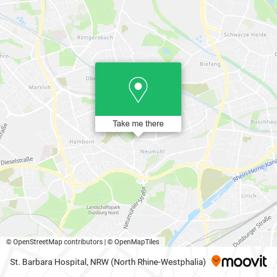 St. Barbara Hospital map