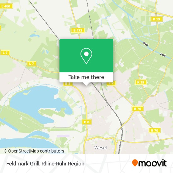 Feldmark Grill map