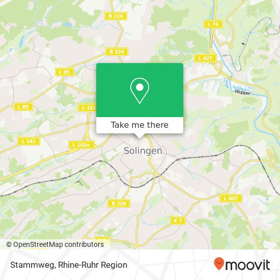 Stammweg map