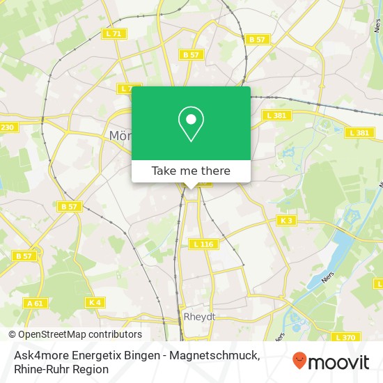 Карта Ask4more Energetix Bingen - Magnetschmuck