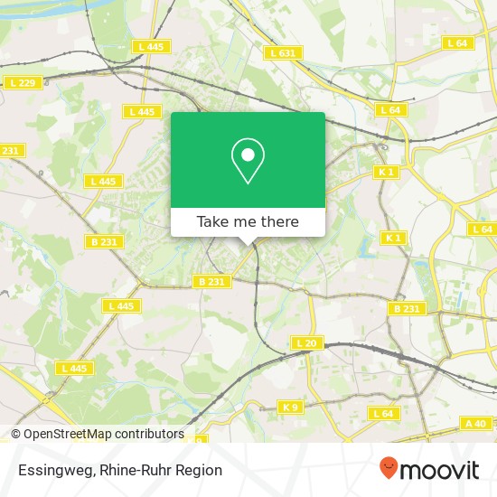 Essingweg map