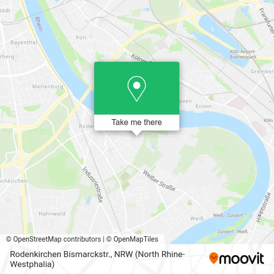 Rodenkirchen Bismarckstr. map