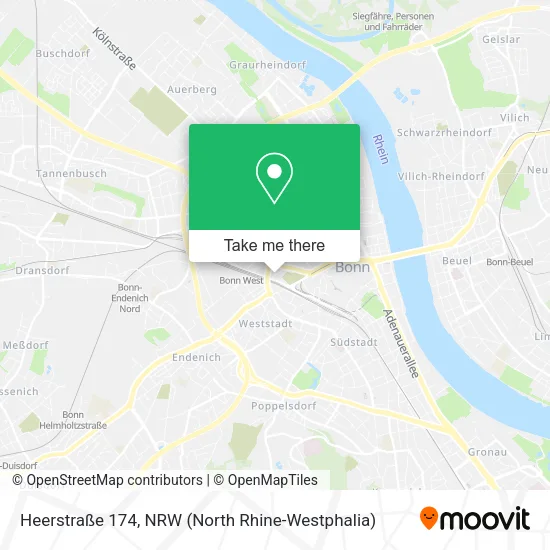Карта Heerstraße 174