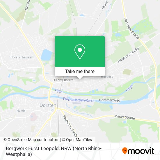 Bergwerk Fürst Leopold map