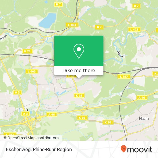 Eschenweg map