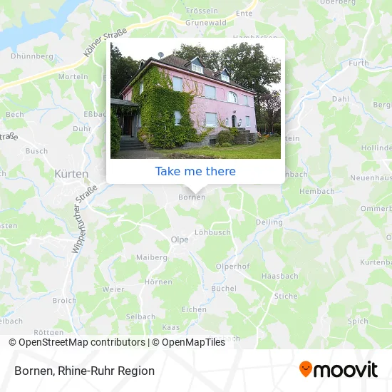 Карта Bornen