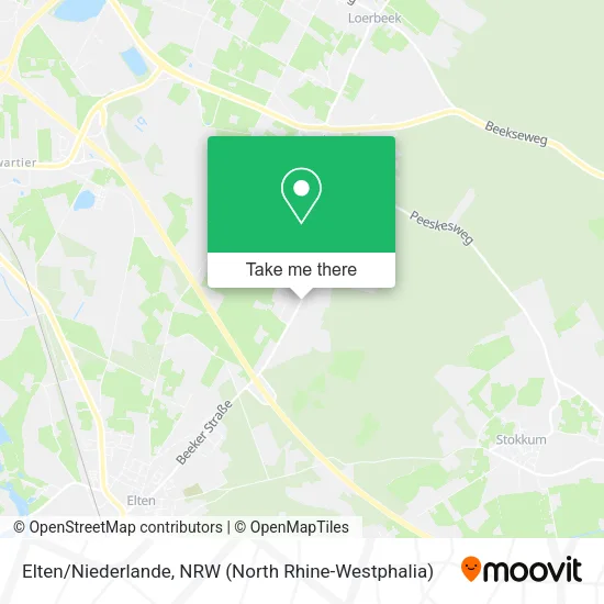 Карта Elten/Niederlande