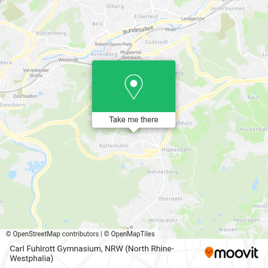 Carl Fuhlrott Gymnasium map