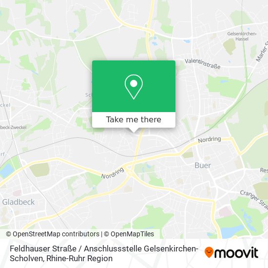 Feldhauser Straße / Anschlussstelle Gelsenkirchen-Scholven map