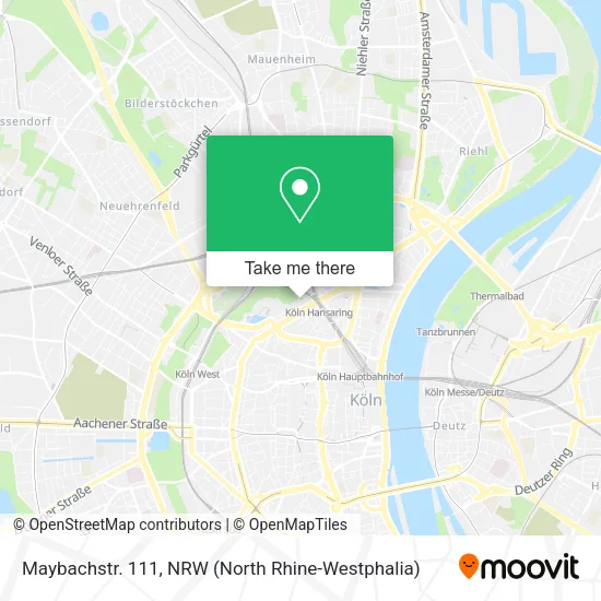 Карта Maybachstr. 111