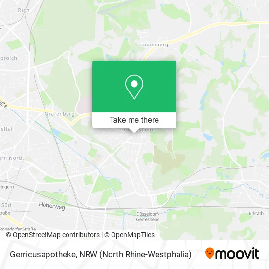 Карта Gerricusapotheke