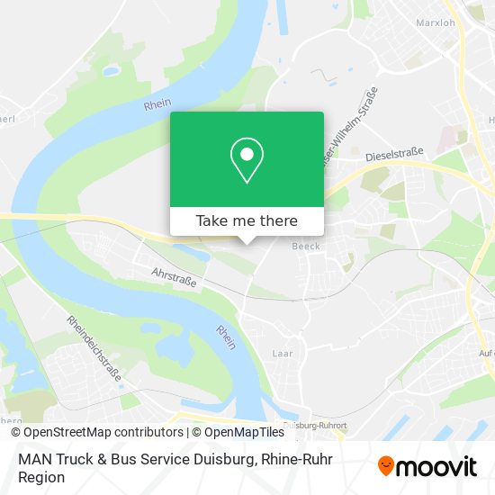 MAN Truck & Bus Service Duisburg map