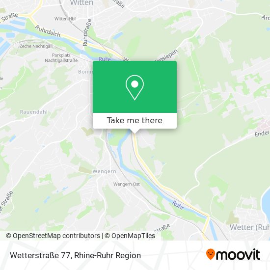 Wetterstraße 77 map