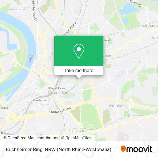 Карта Buchheimer Ring