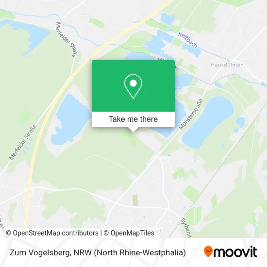 Карта Zum Vogelsberg