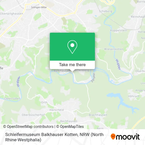 Schleifermuseum Balkhauser Kotten map
