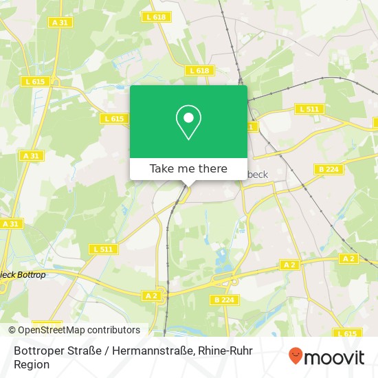 Bottroper Straße / Hermannstraße map