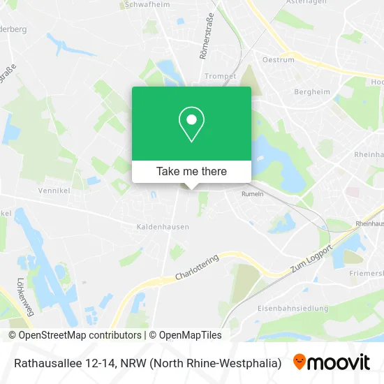 Карта Rathausallee 12-14