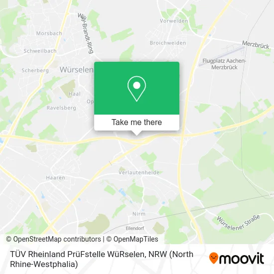 Карта TÜV Rheinland PrüFstelle WüRselen