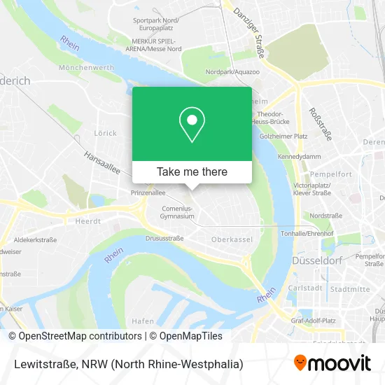 Карта Lewitstraße