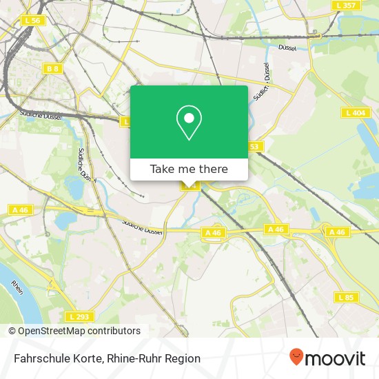 Fahrschule Korte map