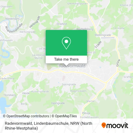 Radevormwald, Lindenbaumschule map