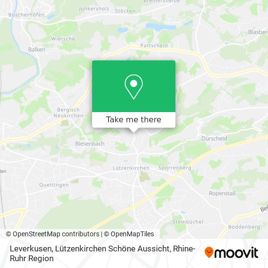Leverkusen, Lützenkirchen Schöne Aussicht map