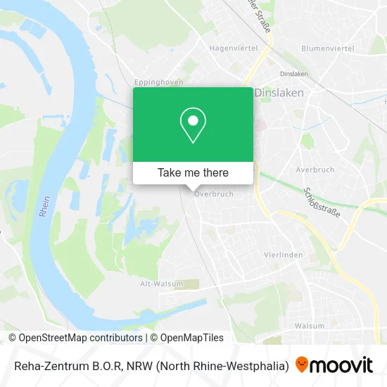 Reha-Zentrum B.O.R map