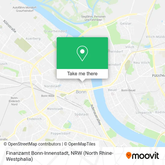 Карта Finanzamt Bonn-Innenstadt
