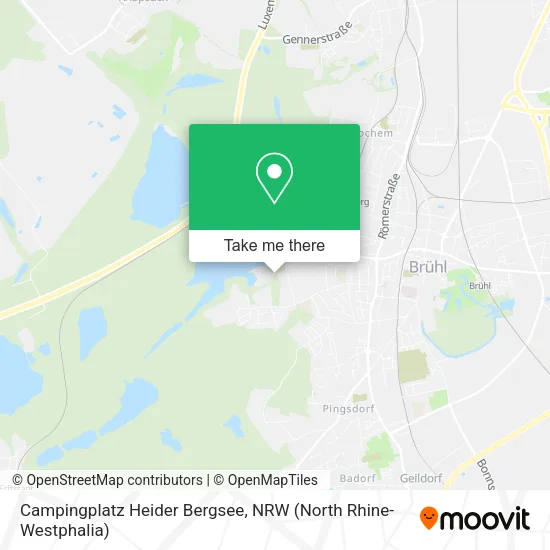 Карта Campingplatz Heider Bergsee