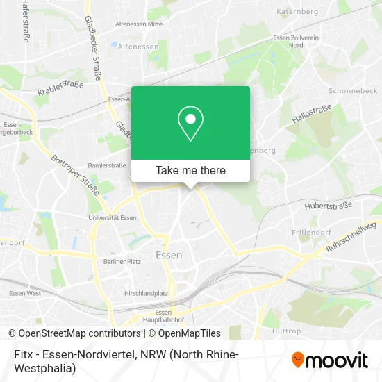Карта Fitx - Essen-Nordviertel