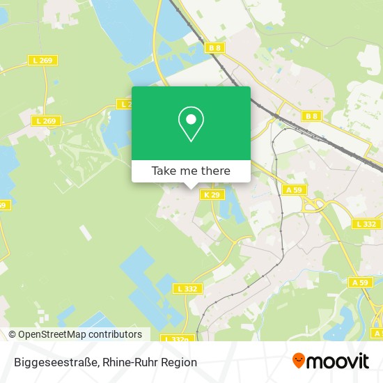 Biggeseestraße map