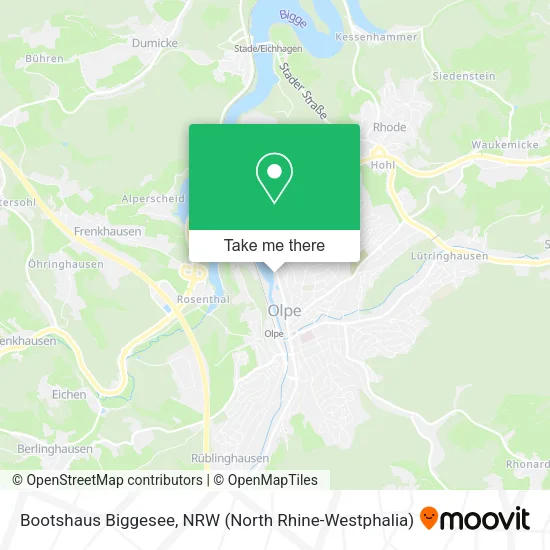 Карта Bootshaus Biggesee