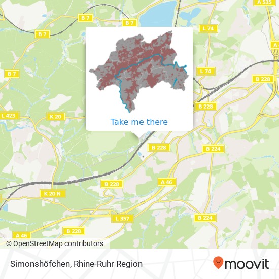 Simonshöfchen map