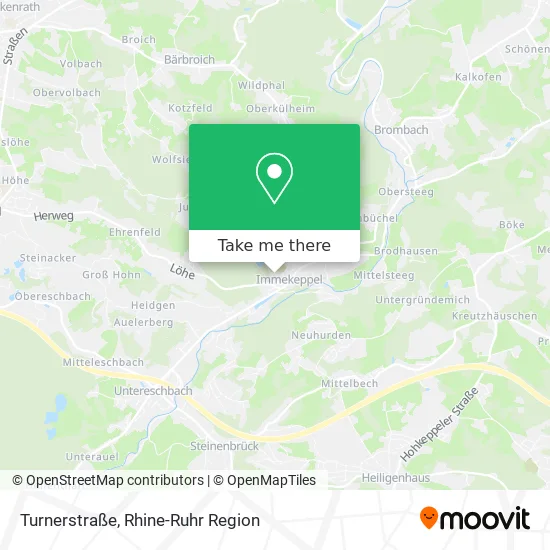 Карта Turnerstraße