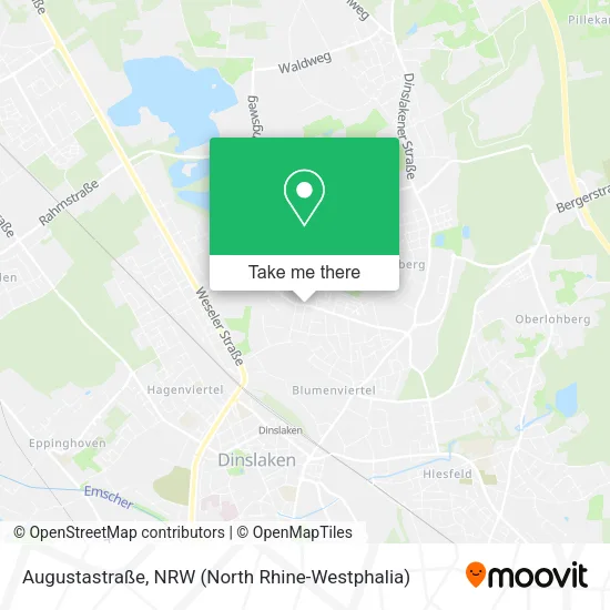 Карта Augustastraße