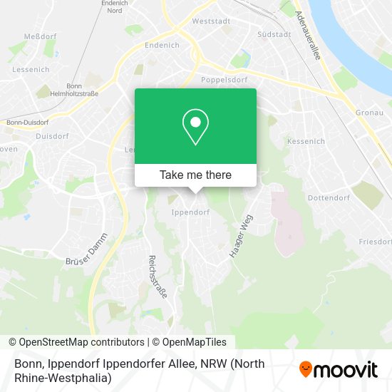 Карта Bonn, Ippendorf Ippendorfer Allee