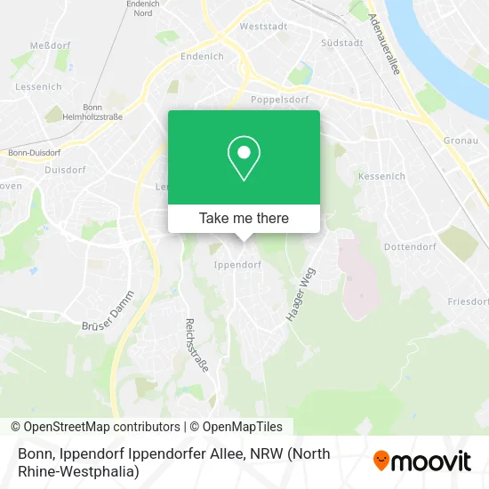 Карта Bonn, Ippendorf Ippendorfer Allee