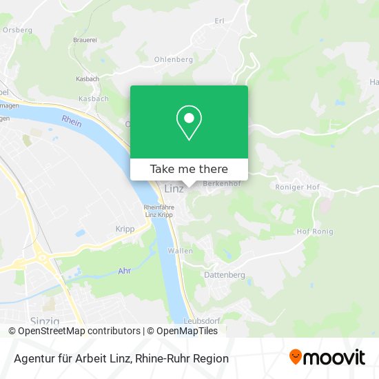 Agentur für Arbeit Linz map