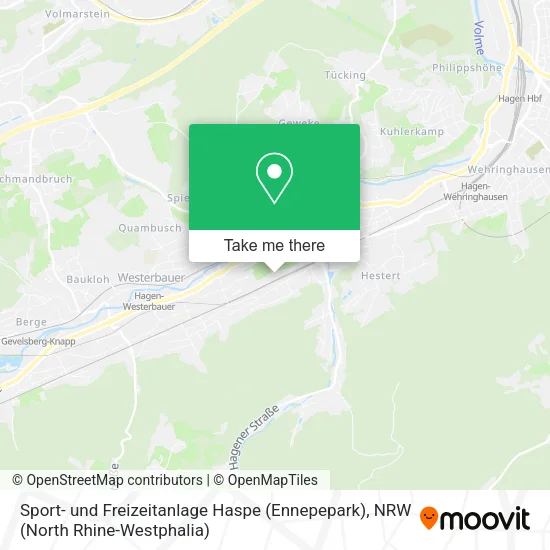 Карта Sport- und Freizeitanlage Haspe (Ennepepark)