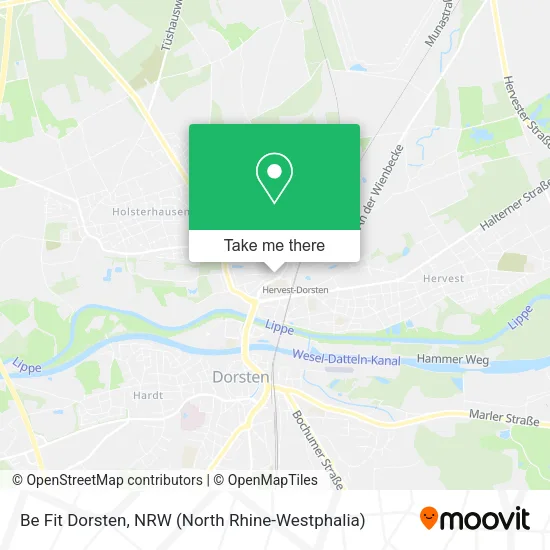 Карта Be Fit Dorsten