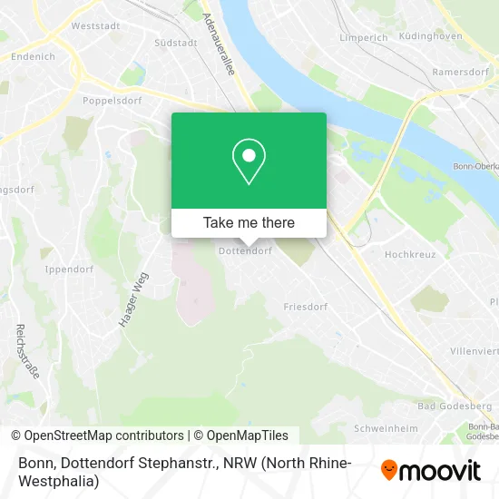 Карта Bonn, Dottendorf Stephanstr.