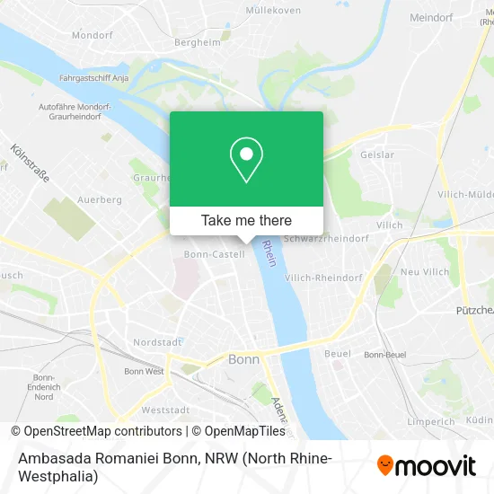 Карта Ambasada Romaniei Bonn