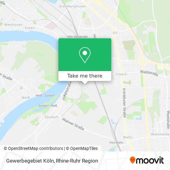 Gewerbegebiet Köln map